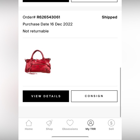 Balenciaga city bag red - Picture 7 of 10